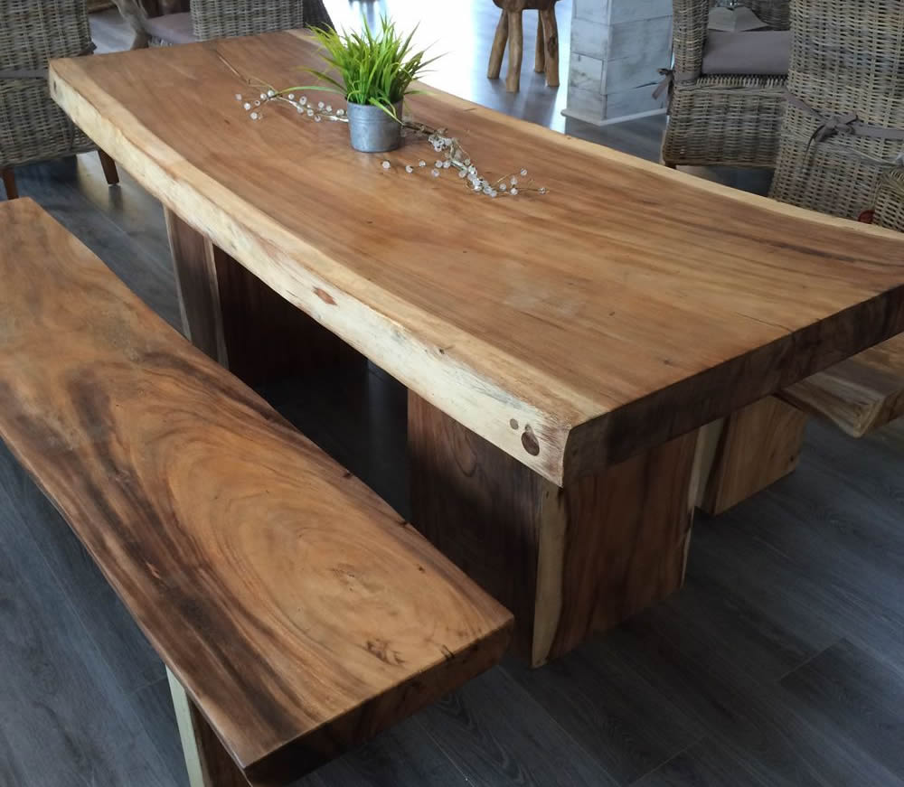 AMAZING NATURAL WOOD DINING TABLES Rustic House Cornwall