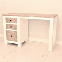 Load image into Gallery viewer, Reclaimed pine Bude range dressing table with 3 drawers.