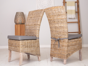 Natural Wicker Dining Chair