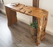 Load image into Gallery viewer, Reclaimed Teak Root Console Table 120x40cm
