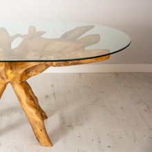 Load image into Gallery viewer, Teak Root Oval Dining Table 180x120cm