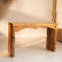 Load image into Gallery viewer, Reclaimed Teak Root Console Table 120x40cm