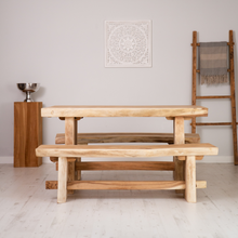 Load image into Gallery viewer, Natural Live Edge Dining Table – Available in 150cm, 200cm, or 250cm