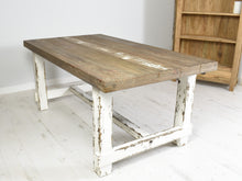 Load image into Gallery viewer, Reclaimed Pine Farmhouse Style Dining Table - 180cm