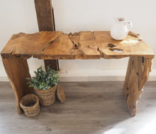 Load image into Gallery viewer, Reclaimed Teak Root Console Table 120x40cm