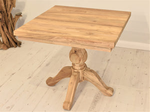 Reclaimed Teak Dining Table Square - 80cm
