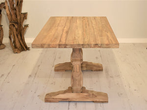 Reclaimed Teak Dining Table Rectangular - 120cm