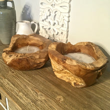 Load image into Gallery viewer, Reclaimed Wood Candle Bowl - Small