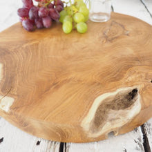 Load image into Gallery viewer, Reclaimed Wood Chopping Board - Round - Small