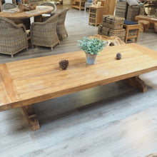 Load image into Gallery viewer, Reclaimed Rustic Display Table 250cm