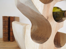 Load image into Gallery viewer, Natural Wooden Wine Rack - 6 Bottle