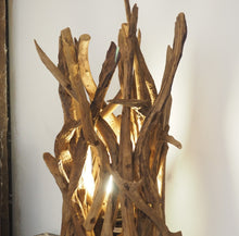 Load image into Gallery viewer, Rustic Wooden Spotlight Lamp - Ace