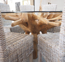 Load image into Gallery viewer, Teak Root Round Dining Table - 180cm