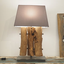 Load image into Gallery viewer, Wooden Table Lamp - Tri