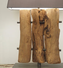 Load image into Gallery viewer, Wooden Table Lamp - Tri