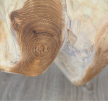 Load image into Gallery viewer, Rustic Reclaimed Large Teak Standing Bowl