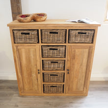 Load image into Gallery viewer, Reclaimed Wood Chest Of Drawers - 120cm Medium