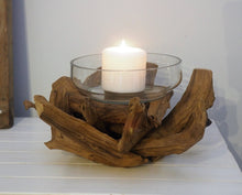 Load image into Gallery viewer, Teak Root Candle Holder - Vonte