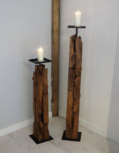 Load image into Gallery viewer, Teak Root Silva Candle Holder-Low