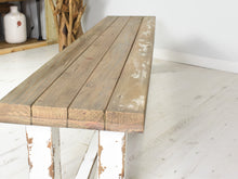 Load image into Gallery viewer, Reclaimed Pine Bench - Farmhouse 205cm