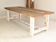 Load image into Gallery viewer, Reclaimed Pine Farmhouse Style Dining Table - 240cm