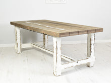 Load image into Gallery viewer, Reclaimed Pine Farmhouse Style Dining Table - 210cm
