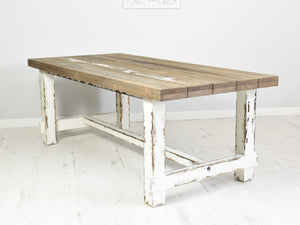 Reclaimed Pine Farmhouse Style Dining Table - 210cm