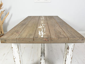 Reclaimed Pine Farmhouse Style Dining Table - 180cm