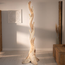 Load image into Gallery viewer, Handcrafted Suar wood coat stand for home