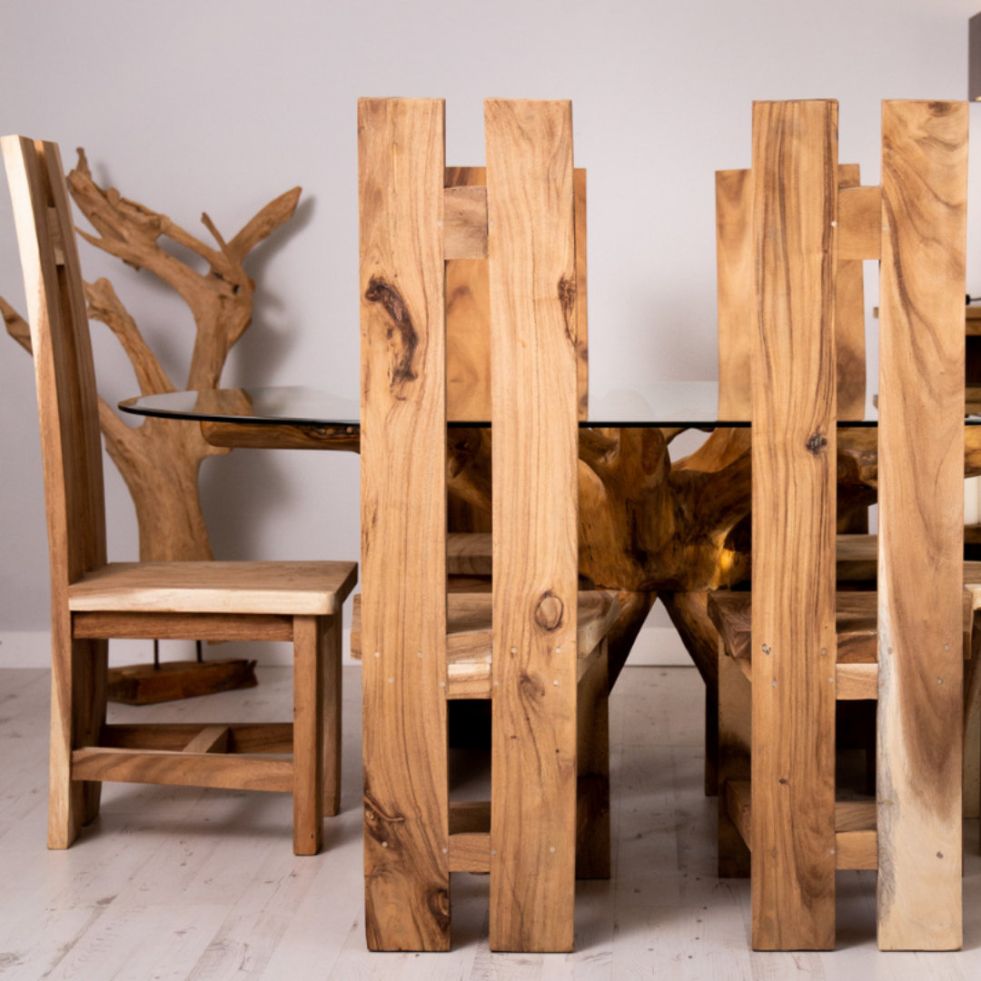 Rustic 6 discount piece dining set