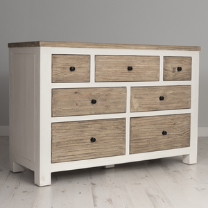 Reclaimed Pine Bude Range Large Chest of Drawers