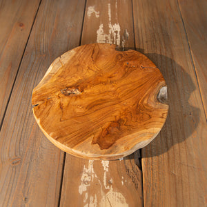 Reclaimed Wood Chopping Board - Round -  Large