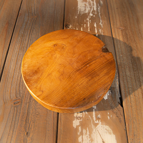 Reclaimed Wood Chopping Board - Round - Small