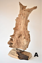 Load image into Gallery viewer, Decorative Wood Artefact On Stand - Small