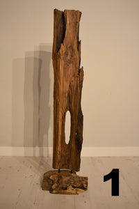 Wooden Pillar Sculpture