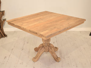 Reclaimed Teak Dining Table Square - 100cm