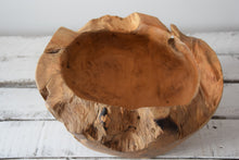 Load image into Gallery viewer, Reclaimed Teak Root Fruit Bowl