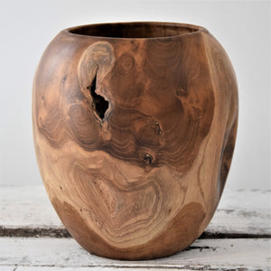 Reclaimed Teak Root Vase