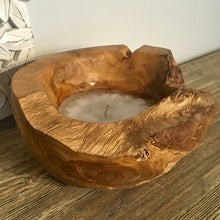 Load image into Gallery viewer, Reclaimed Wood Candle Bowl - Small