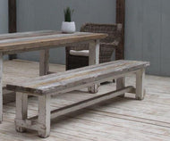 Reclaimed Pine Bench - Farmhouse 235cm