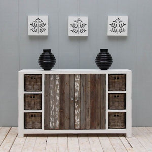 Rustic Storage Cabinet With 6 Drawers