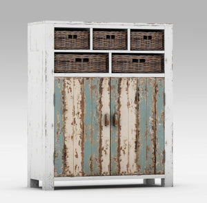Colourful Rustic Cabinet
