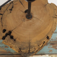 Load image into Gallery viewer, Teak root tree trunk table lamp close up detail of natural finish and eco-friendly design