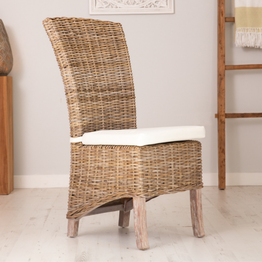 Natural Wicker Dining Chair