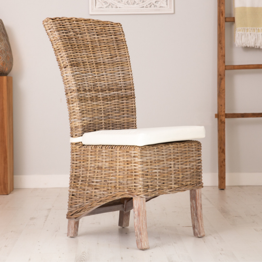 Wicker and rattan dining chairs hotsell