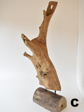 Load image into Gallery viewer, Decorative Wood Artefact On Stand - Medium