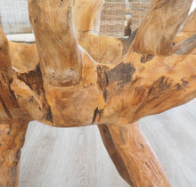 Load image into Gallery viewer, Teak Root Oval Dining Table 140x100cm