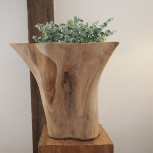 Reclaimed Wood 'Star' Vase