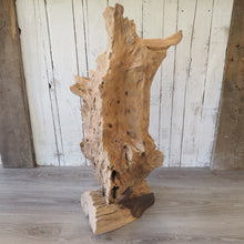 Load image into Gallery viewer, Decorative Wood Artefact On Stand - Small