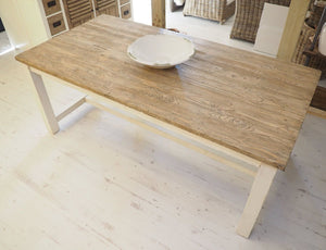 Reclaimed Pine Cottage Style Dining Table - 200cm